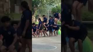 human pyramid intramural #lpu #lpuphysicaleducation #pratapians