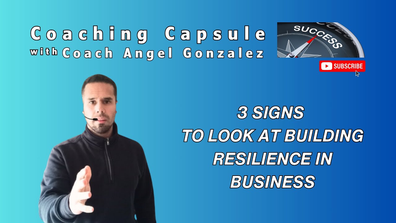3 Signs to look at building resilience in business - YouTube