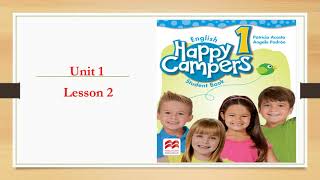 1 ci sinif ingilis dili Happy Campers unit 1 lesson 2