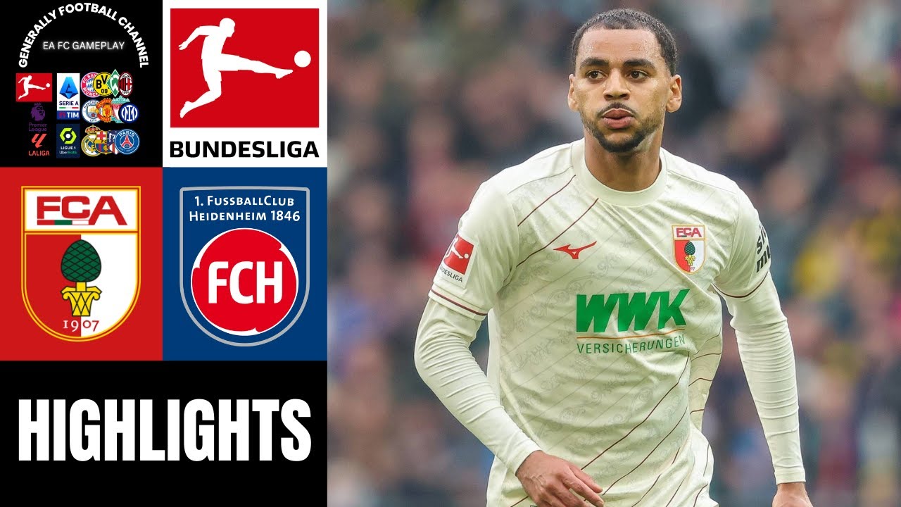 FC Augsburg vs FC Heidenheim 19.Spieltag Bundesliga Highlights