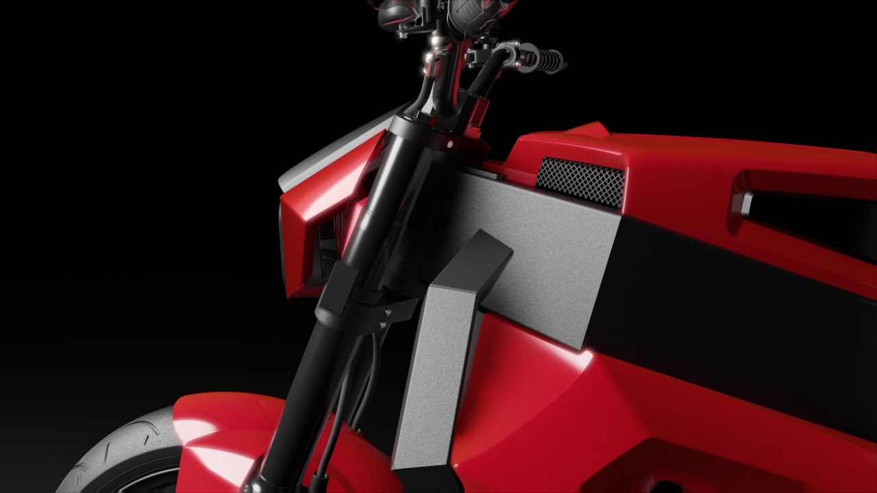 RMK E2 : une moto à moteur électrique intégré dans une jante sans