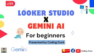 🔴🔴🔴 Live - Looker Studio x Gemini AI 2024