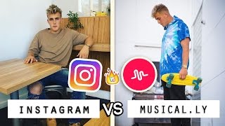 Jake Paul Instagram vs. Musical.ly Videos Battle \/ Who's the Best