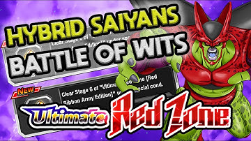 HYBRID SAIYANS & BATTLE OF WITS CELL MAX RED ZONE MISSIONS (NO ITEMS) Dragon Ball Z Dokkan Battle