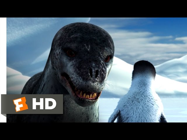 Happy Feet (3/10) Movie CLIP - Leopard Seal Chase (2006) HD - YouTube