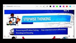 Computer Class 4 Ch_7 (Stepwise Thinking) Part_1