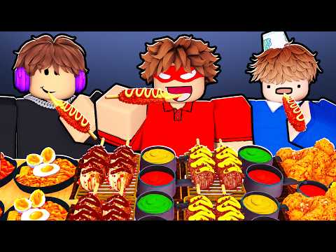 We Ate EVERYTHING In Roblox Mukbang!