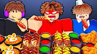 We Ate EVERYTHING In Roblox Mukbang!