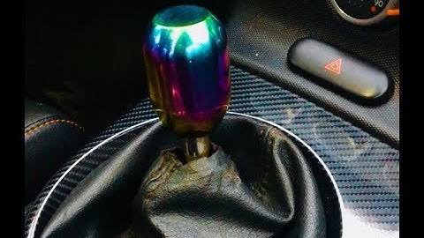 Oval Weighted Neo Chrome Shift Knob