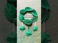 Beautiful Green Flower #diy #handmade #viral #easy #trending #subscribe #wallhanging