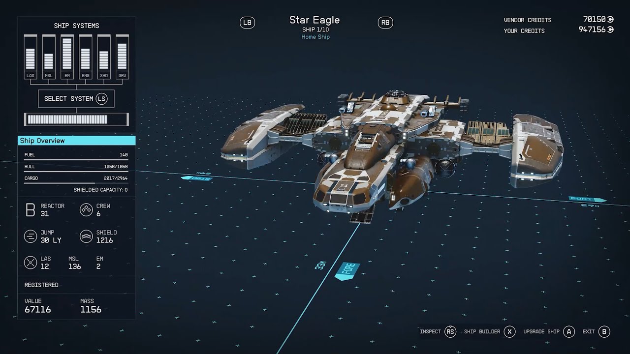 現状品　Starfield Drexel エレアコ SD-14E Starfield Ship TEARDOWN Special Ep 2 Star Eagle - YouTube