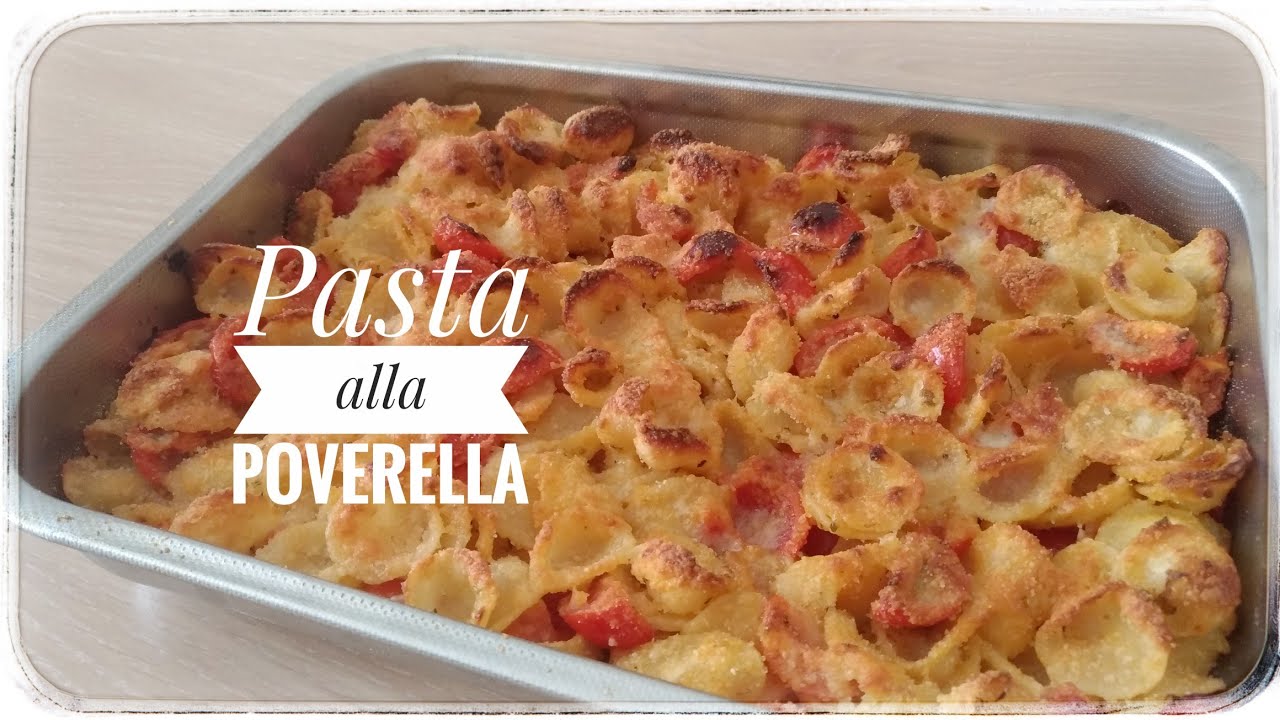 Pasta alla poverella orecchiette al forno con pomodorini pecorino e