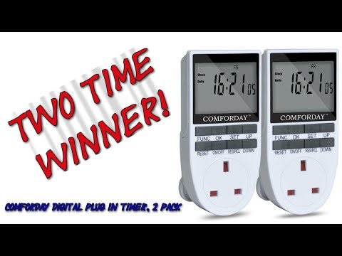 Comforday Digital Plug in Timer, 2 Pack