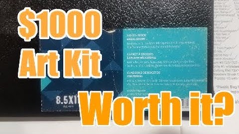 $1000 Kubert School First Year Art Kit! IS IT WORTH IT?
