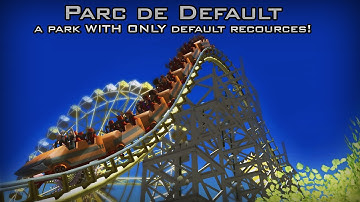 RCT3 - Birch Plains Amusement Park - The Default Scenery Park - With Download!!!