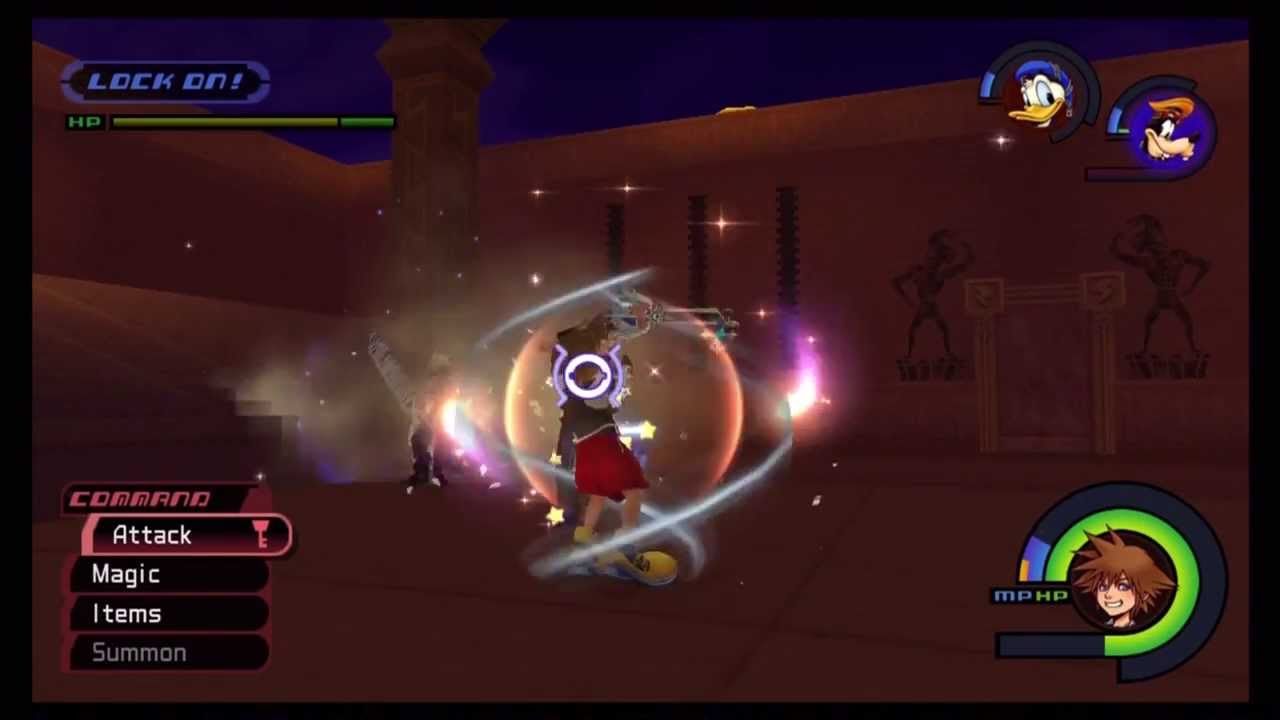 Kingdom Hearts Final Mix HD - Leon Lionheart & Cloud Strife