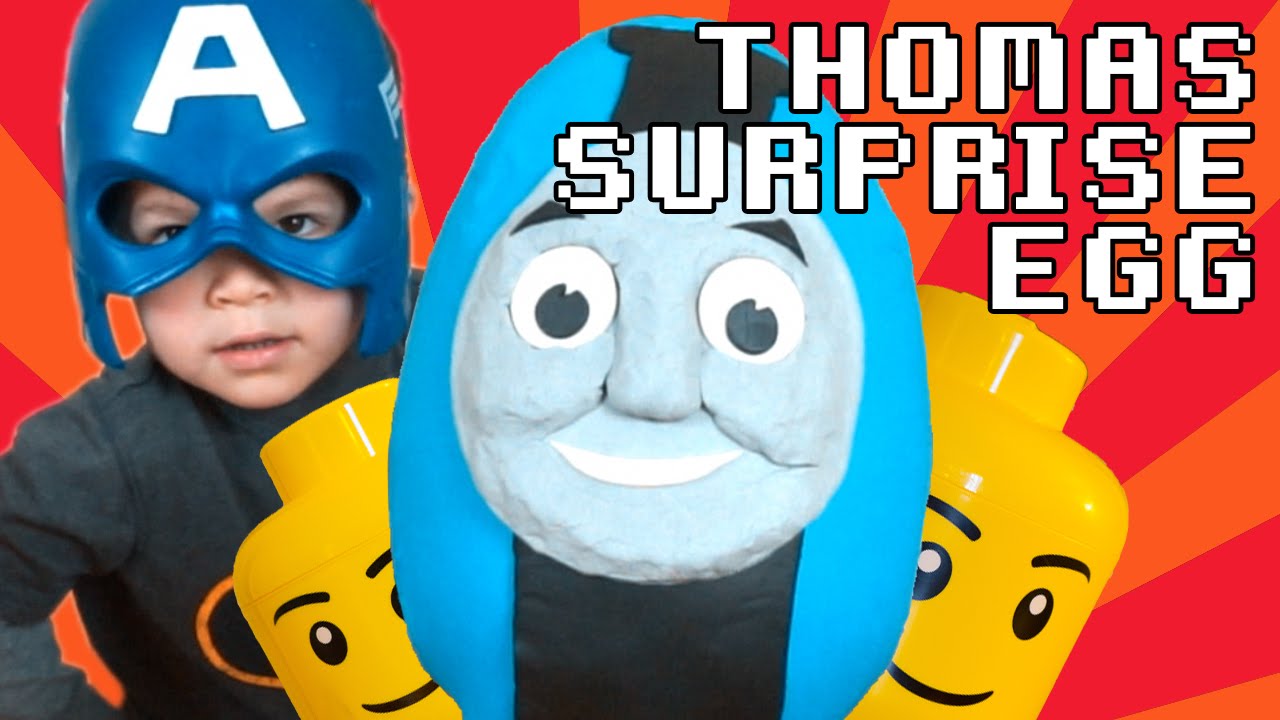 Thomas the Train Giant Play Doh Easter Surprise Egg ft Thomas Minis and Bens Shelf Train by Toy Rap