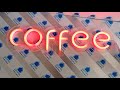 Вивіска Coffee неонова led neon червона 485х140мм з диммером