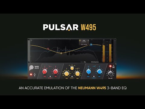 Pulsar w495, an accurate emulation of the Neumann w495 3-band EQ.