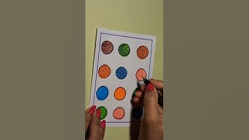 Zentangle art patterns | simple pattern for beginners | #shorts #youtubeshorts #zentangle #art #draw