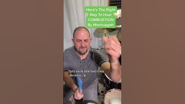 Thumbnail of Most People Hear Combustion By Meshuggah Wrong… Do You?! #drumlesson #drums