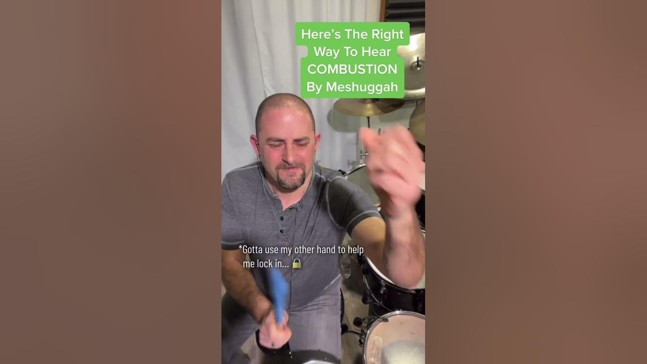 Most People Hear Combustion By Meshuggah Wrong… Do You?! #drumlesson #drums