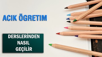AÖF DERS GEÇME,AÇIKÖĞRETİM DERS GEÇME