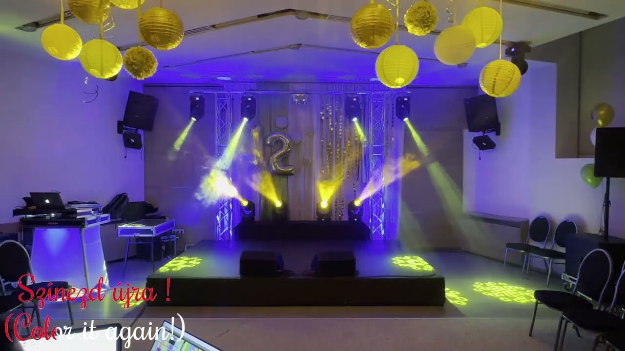 41. Yellow River lighting ( Beam YR-80 & Spot YR-150 )  ( QLC+ 4.13.0 ) (led moving head light)