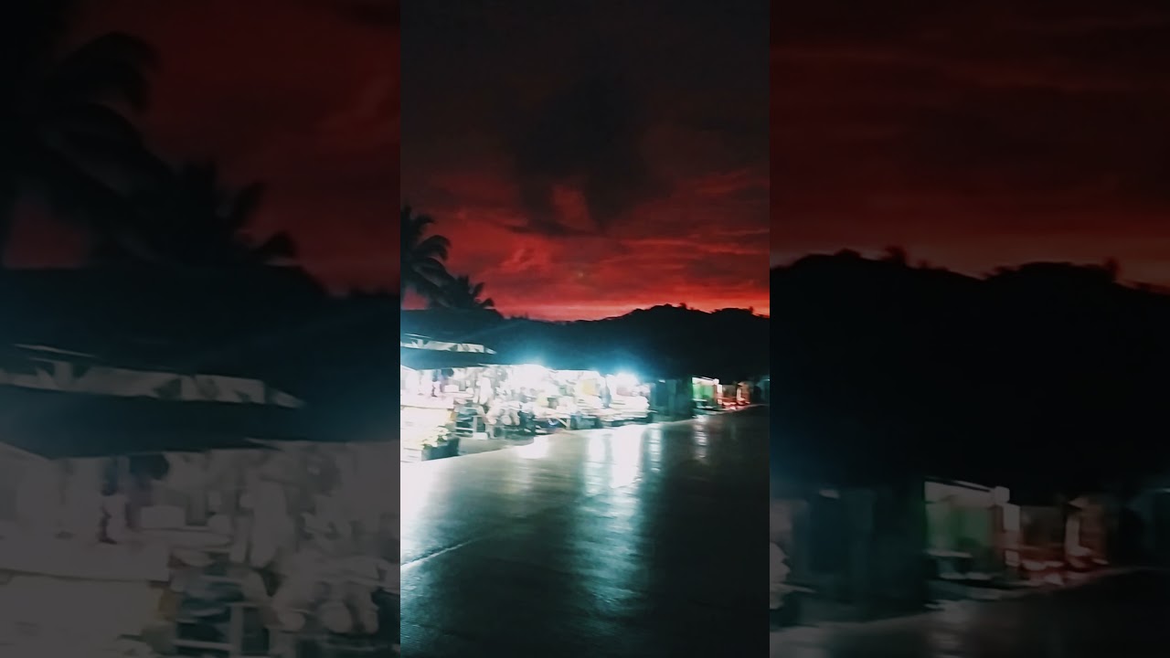 fenomena langit merah darah