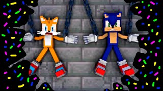 Sonic And Amy and Tails - The Wheel of Fortune Good Ending - FNF Minecraft Animation