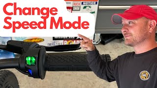 How To Change Stacyc Speed Modes 18&quot; &amp; 20&quot;