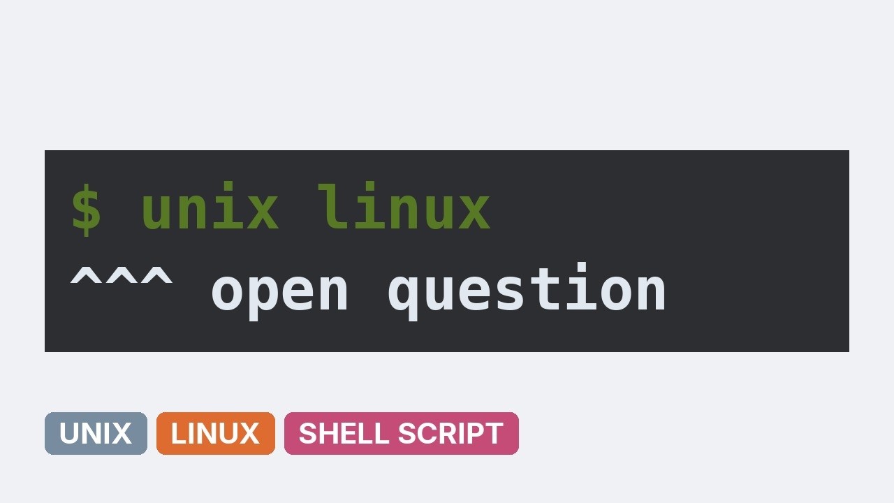 Unix & Linux: syntax error near unexpected token `elif' (2 Solutions ...