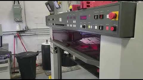 2006 Komori LS640 Coater For Sale By Main Line Graphic Equipment