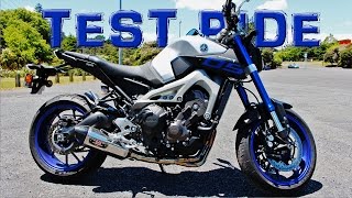 2015 Yamaha MT09 (FZ09) Test Ride & Review