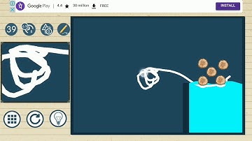 Brain on Line & Physics Level 39 All 3 stars Android Solution
