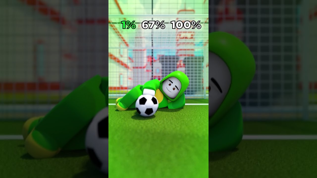 Goalkeeper vs Soccer Forward - Maizen Animation Cartoon #shorts #animation