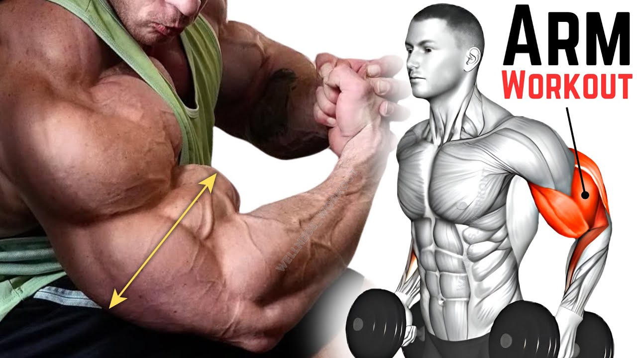 Biceps and Triceps Workout for Growth | Best Arm Exercises - YouTube
