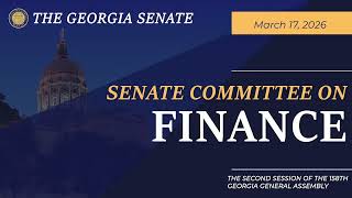 03/17/2026 Senate Committee on Finance