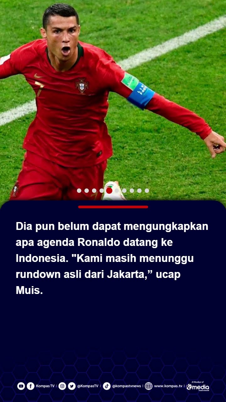 Cristiano Ronaldo Dilaporkan Bakal Datang ke Indonesia, Dijadwalkan Berkunjung ke NTT #ronaldo