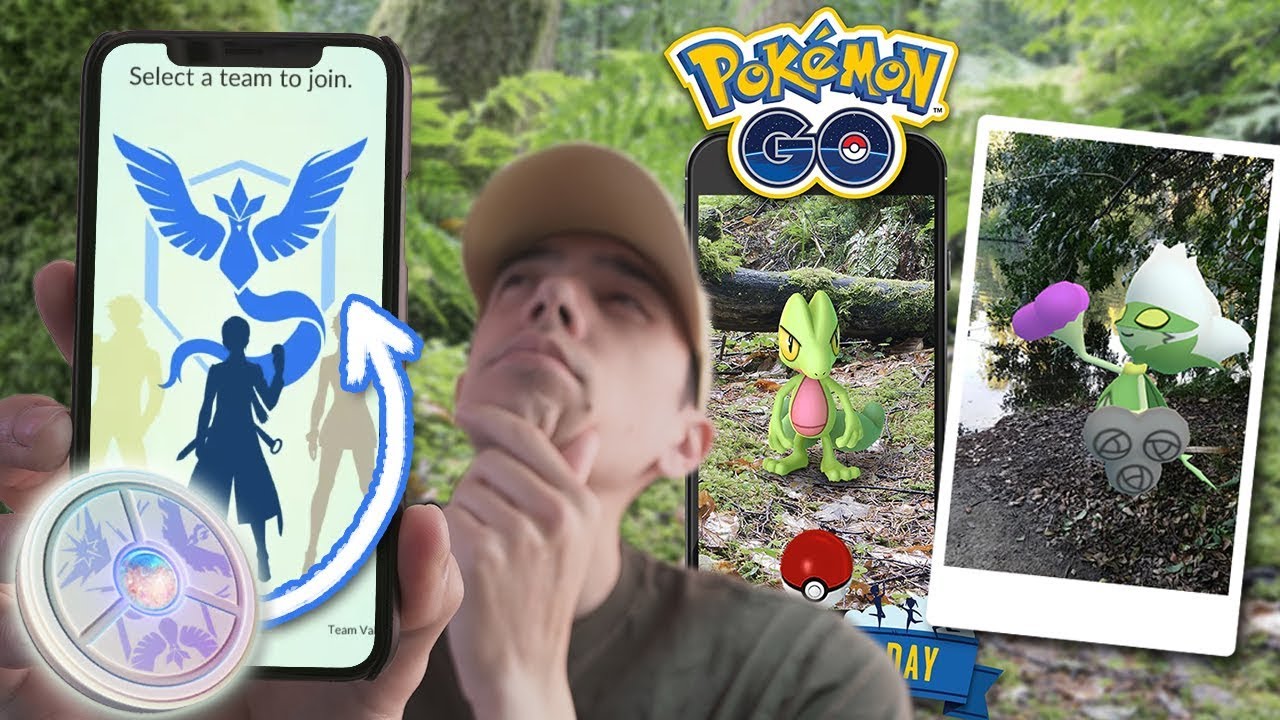 CHANGING TEAMS IN POKÉMON GO? + GO SNAPSHOT & TREECKO COMMUNITY DAY