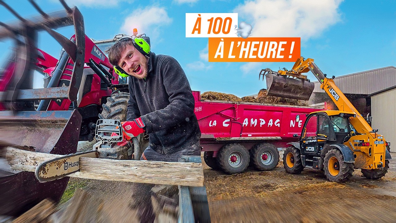 IL FAIT BEAU, UNE SEMAINE À LA FERME ! (clôture, bois, engrais…)