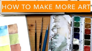 Setting up a creative environment | essential habits to make more art