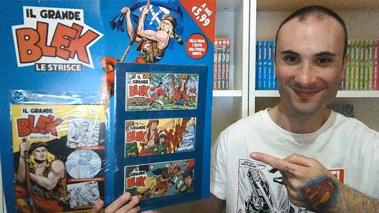 IMPERDIBILE! CORRETE IN EDICOLA! E' USCITA LA RISTAMPA ANASTATICA DELLE STRISCE DEL GRANDE BLEK!