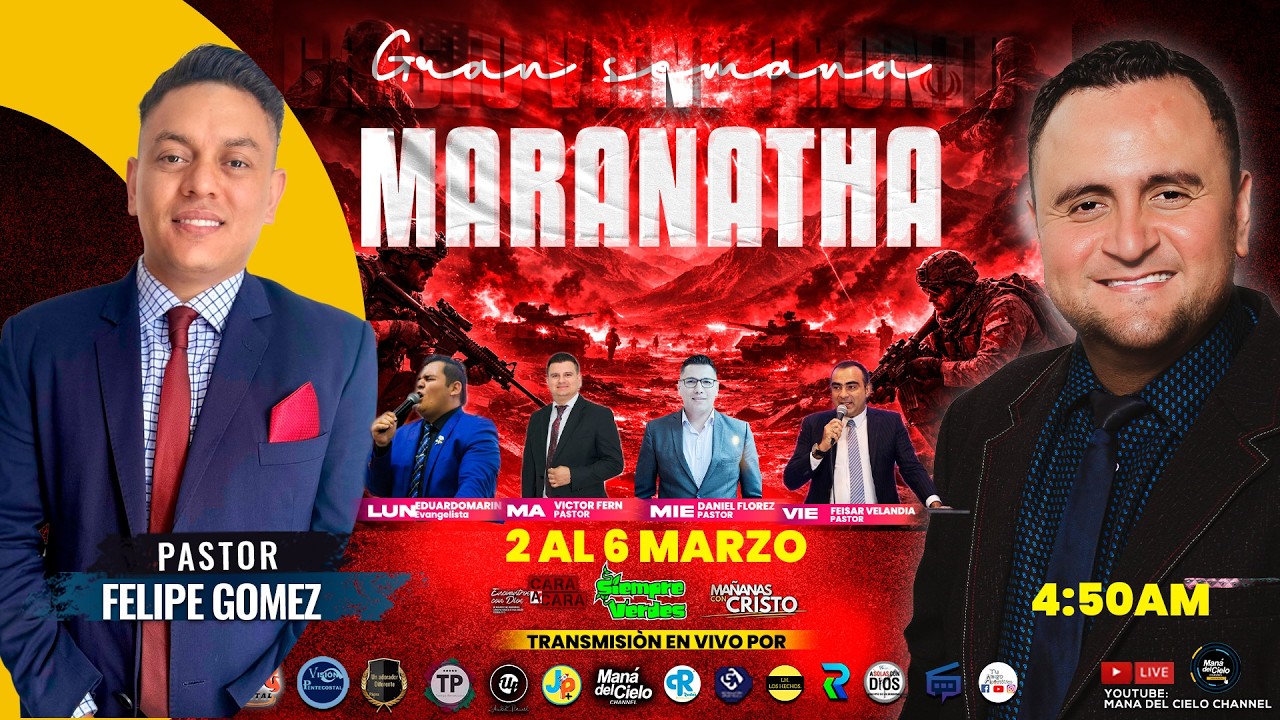 🔴ENCUENTROS CON DIOS CARA A CARA🙌🏻CRISTO VIENE PRONTO/ MARANATHA👏-PASTOR FELIPE GOMEZ