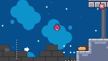 Dadish. World 4. Level 33. Walkthrough with Star.