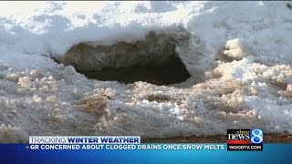 Clogged Drains a concern as Snow Melts