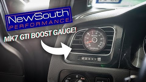 NewSouth Performance Analog Boost Gauge for the Mk7 GTI