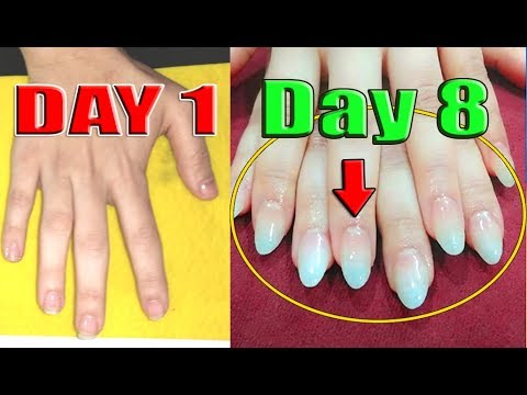 How to Grow long strong Nails fast at home , How to use nail serum