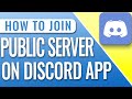 How To Join A Public Discord Server On Mobile