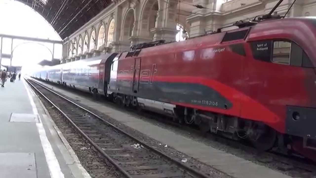 Obb Railjet Spirit Of Budapest In Budapest Keleti Bahnhof Ostbahnhof Youtube